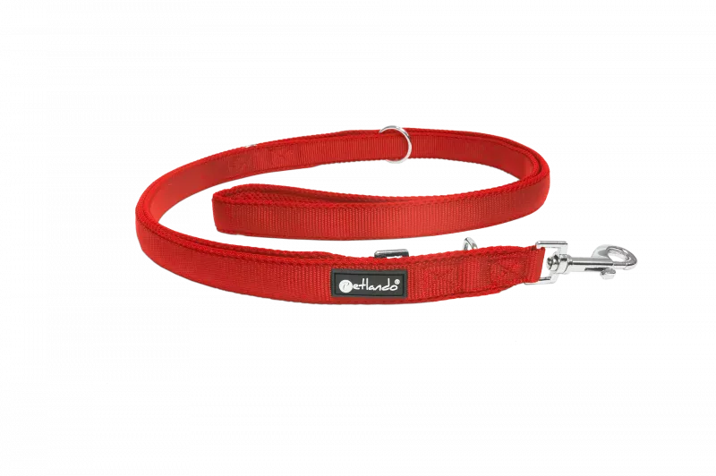 Mesh verstellbare Führleine L rot